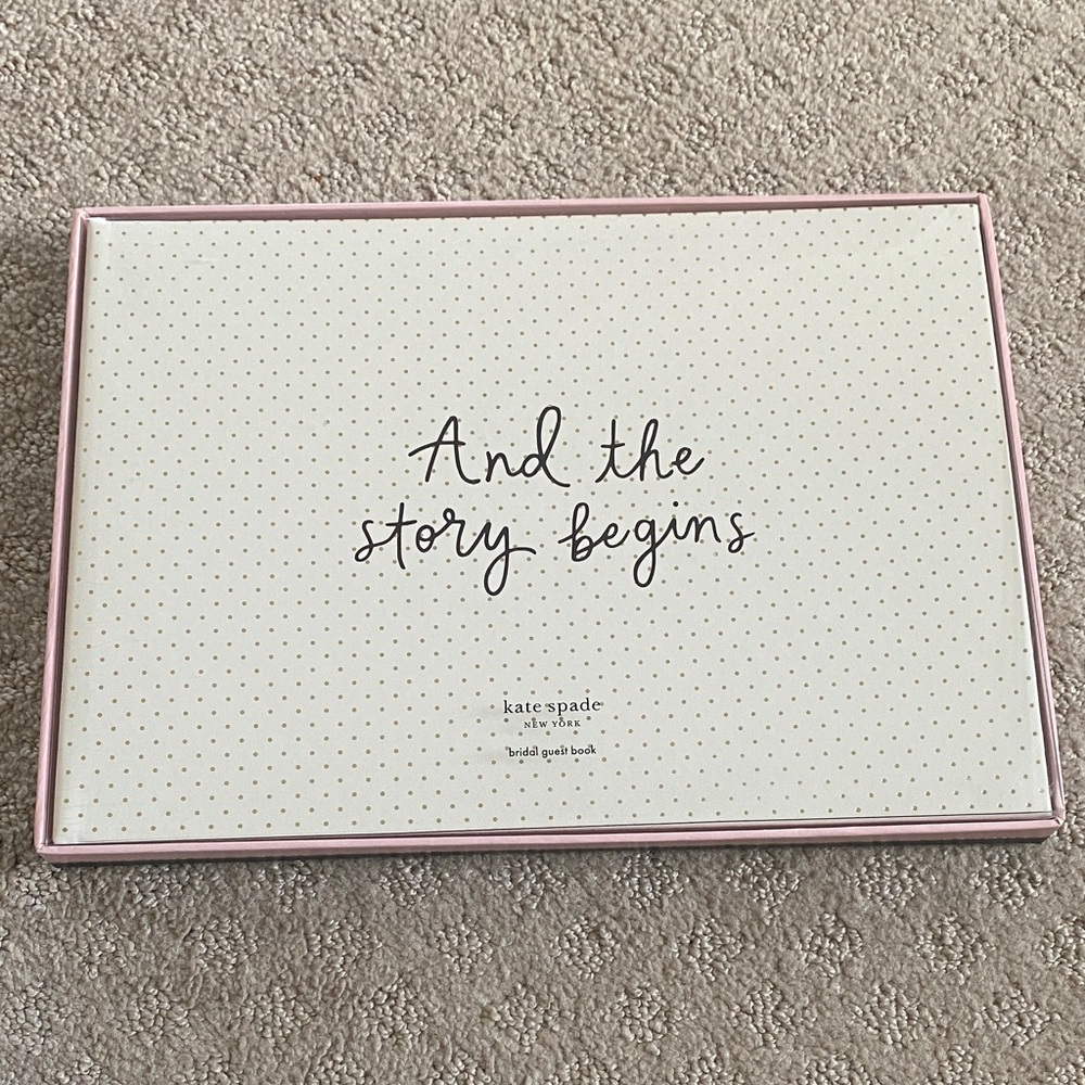 Kate Spade Wedding Guestbook